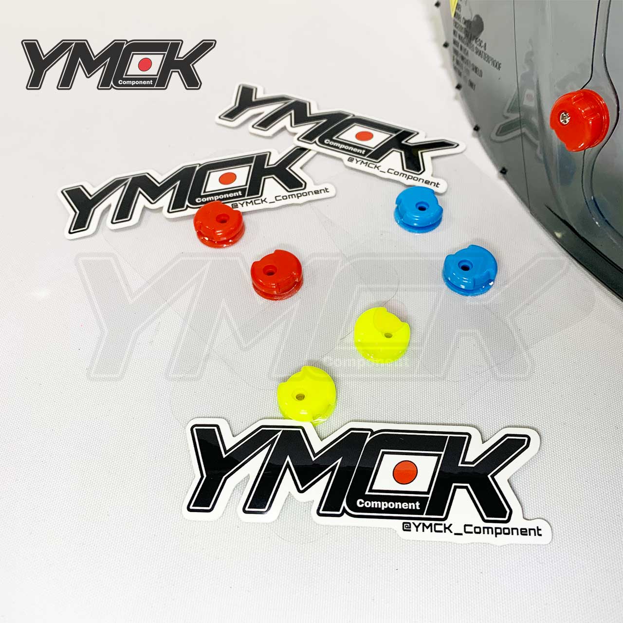 YMCK Component】SHOEI用カラードティアオフボタン 全3色 | YMCK 